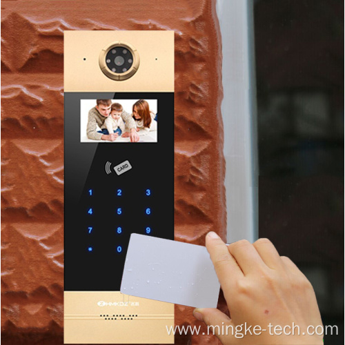Intercom Night Vision Video Doorphone With 4.3-inch Screen